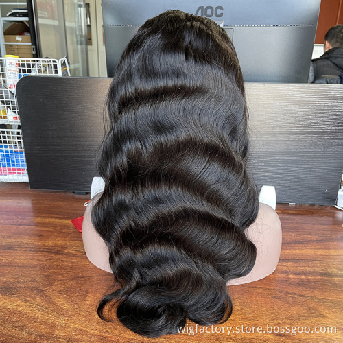 Wholesale 100 human hair u-part wig, body wave u part clip in wig, African American u part wigs for black women